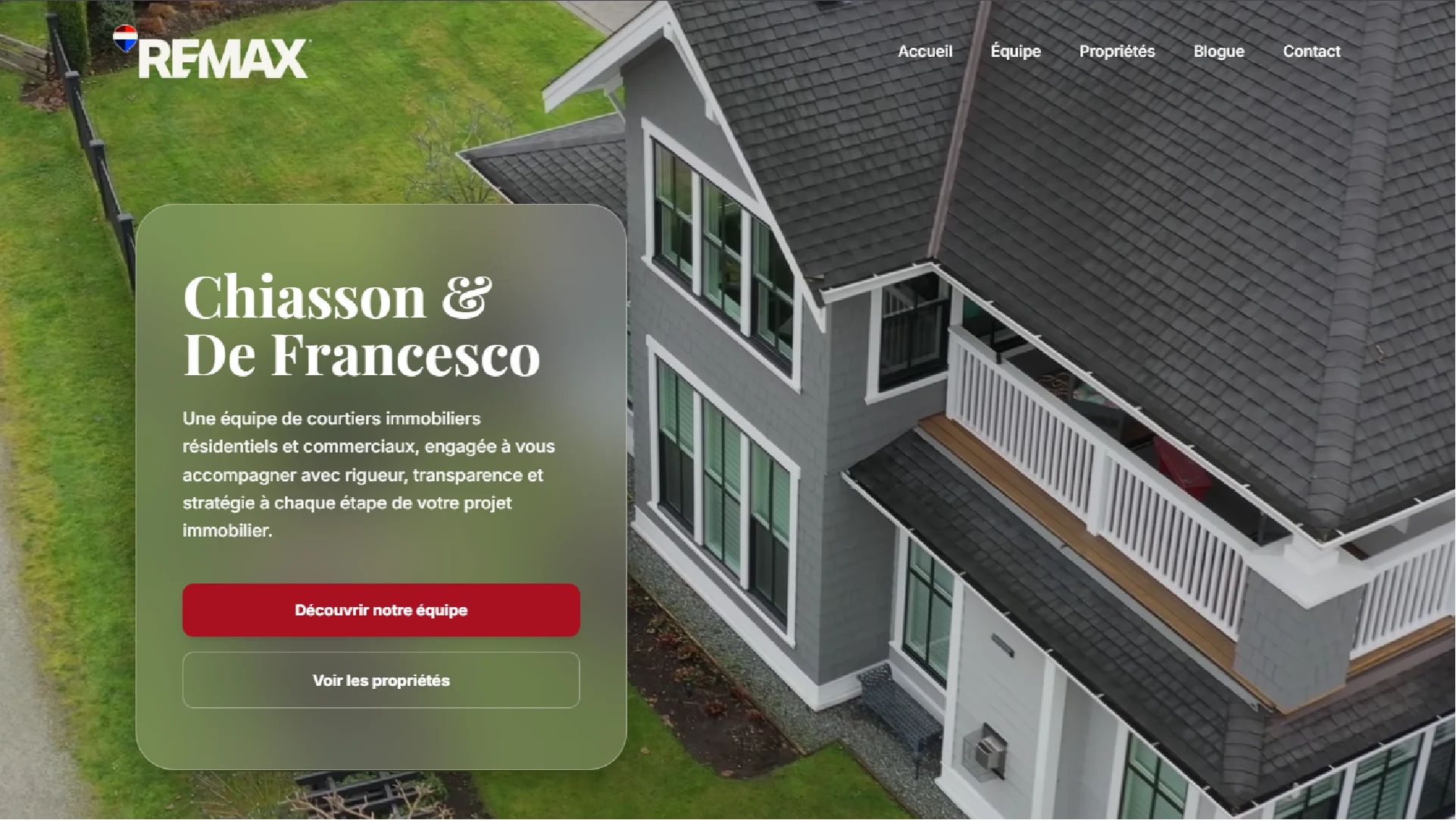 Branding Chiasson de Francesco - Projet Roy Marketing